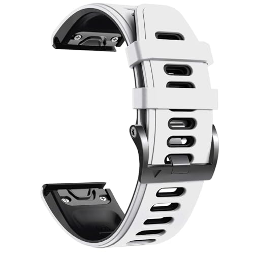 Correa de silicona de 22mm impermeable para Fenix 7 y 8 1