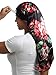 SAYMRE Satin Bonnet Silky Sleep Cap,Adjustable Hair Bonnet for Braids Curly Hair