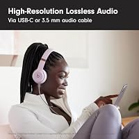 Beats Solo 4 - Wireless On-Ear Bluetooth Headphones, Up to 50-Hour Battery Life, Ultra-Lightweight Comfort, Powerful and Balanced Sound, Apple & Android Compatible - Cloud Pink — image 7