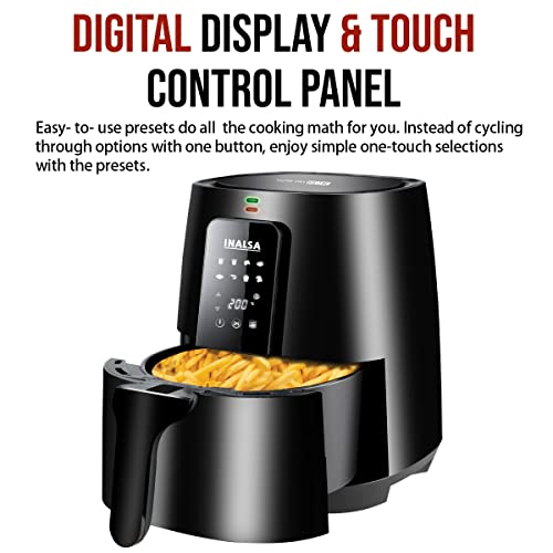 INALSA Air Fryer Nutri Fry Digital 4.2LImported Premium RangeDesigned