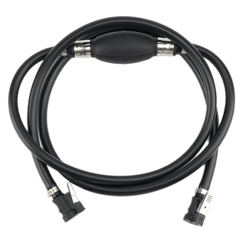 Boat Marine 3/8 10MM 7.5 FT 5008609 Fuel Hose Line Assembly Kit with Vacuum Rubber Primer Bulb and Connectors for Johnson Evinrude Outboard Motor Replacement 0766489 Sierra 18-8009EP-2