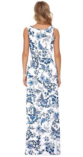 Image of AUSELILY Women's Classic Sleeveless Loose Plain Casual Long Maxi Dresses for Women 2026