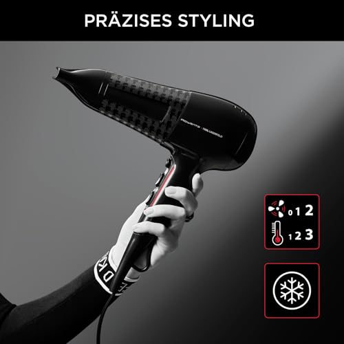Rowenta x Karl Lagerfeld Powerline Haartrockner, 2100 Watt, Ionen-Booster – Ansicht 2