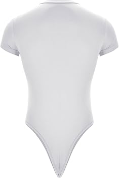 Combinaison (Bodysuit) Homme En Coton - Manches Courtes - Boutons-Pression à L'Entrejambe