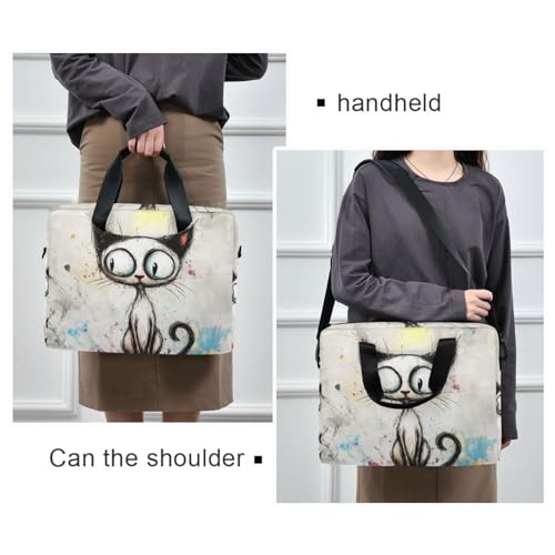 Laptop Sleeve para portátil 15.6 pulgadas con asa y correa miniatura 2