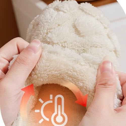 Premium Comfort Fleece Women's Fuzzy House Slippers Cute Indoor Soft Warm Kawaii Shoes Memory Foam Sole2