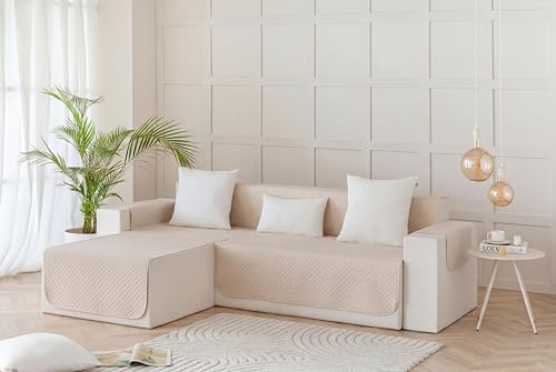 Housse de canapé matelassée facile à nettoyer pour enlever les taches