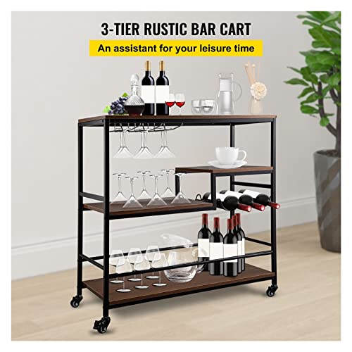 Estante para vino móvil y mueble buffet para cenas elegantes en terrazas y salones 3