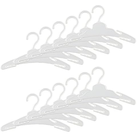 Miunana 12x Perchas de Ropa para Muñeca American Girl Doll Cover