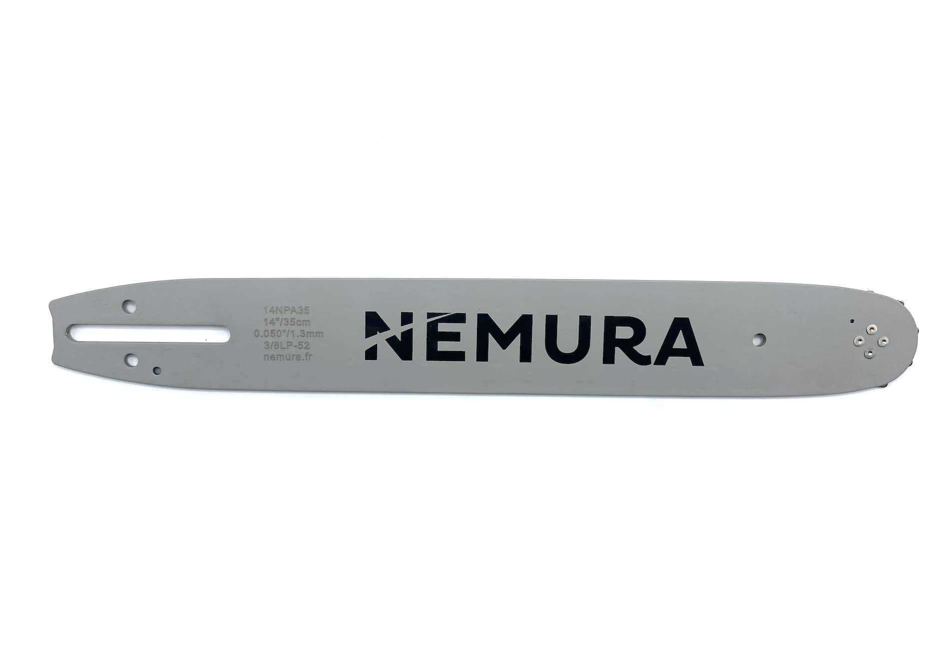 Nemura - Guía de cadena de motosierra 35 cm 3/8 LP .050 (1,3 mm) - Dimensiones: guía de cadena de motosierra 35 cm 3/8 LP .050 (1,3 mm)