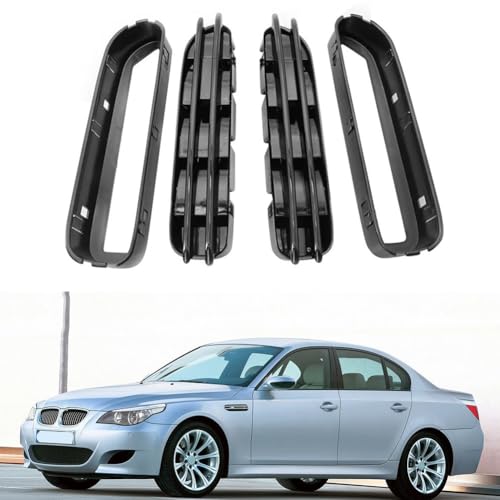 Panel de rejilla de ala para BMW Serie 5 E60 E61 M5 de 2004 a 2010 3