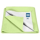 Mee Mee Pink Instadry Bettschutz aus Baumwolle: ultra-saugfähig, atmungsaktiv und sanft, wiederverwendbar, wasserdicht, schnell trocknend, für Babys, hautfreundlicher Komfort, 0-9 Monate, 50 x 70 cm