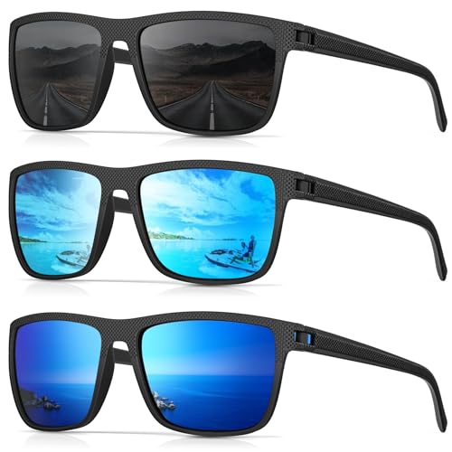Image of Sunglasses-Men Polarized Mens Sunglasses: Classic Women Sun Glasses UV Protection for Fishing