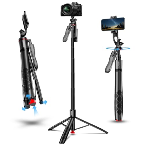 Image of Mobilife Auto-Open Tripod for Phone 72 inch Selfie Stick Tripod 360 Rotatable