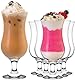 PLATINUX Cocktailgläser 400ml (max. 470ml) aus Glas Set 6-Teilig Longdrinkgläser Partygläser Hurricanegläser Groß klar