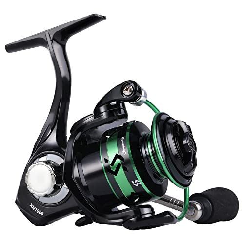 Sougayilang Spinning Reels Light Weight Ultra Smooth Powerful Fishing Reels Green 1000 #TOP1