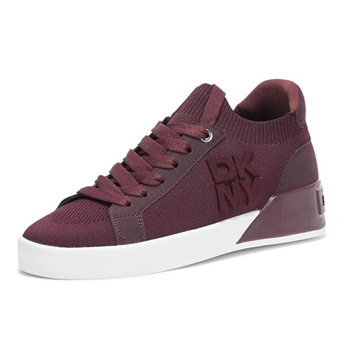 DKNY Womens Mallory Lace Up Sneaker