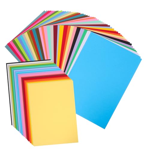 OFFSCH 120 Sheets of Construction Paper Multi-color Ideal for Boys and Girls Crafting Drawing Scrapbooking Paper Crafting Material Versatile Use