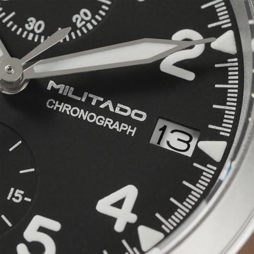 Image of TACTICAL FROG Militado ML1868 39mm Military Chronograph Watch Sapphire Crystal VK61 /VK67 Quartz Watches for Men C3 / BGW9 Luminous 100M Waterproof