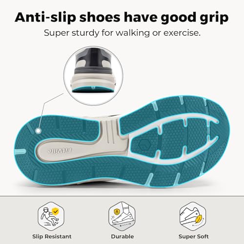 Image of FitVille Comfortable Extra Wide Walking Shoes for Men Lightweight Mens Walking Shoes Wide Width Non Slip Cushioned