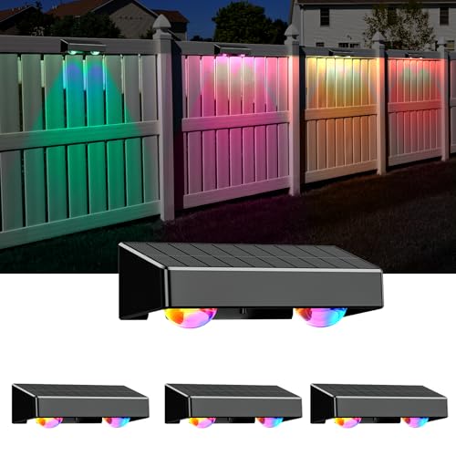 Kerry Solar Lights Outdoor, IP65 Outside Fence Lighting, Garden W...