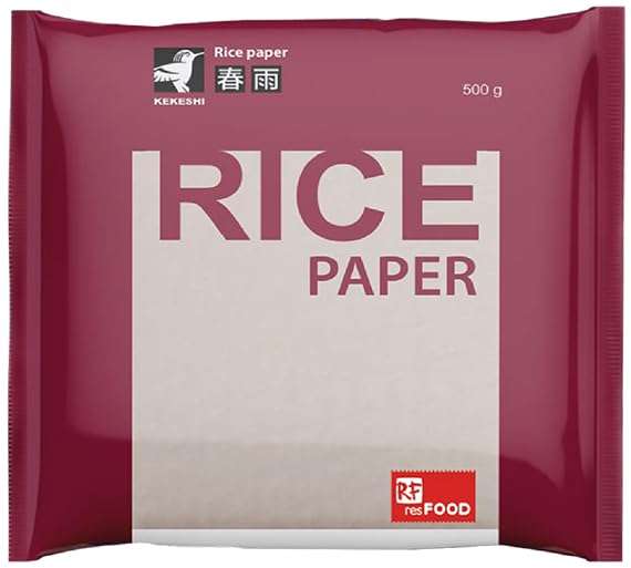 Kekeshi Rice Paper - Square 50-53 Sheets 500g (PACK OF 3)
