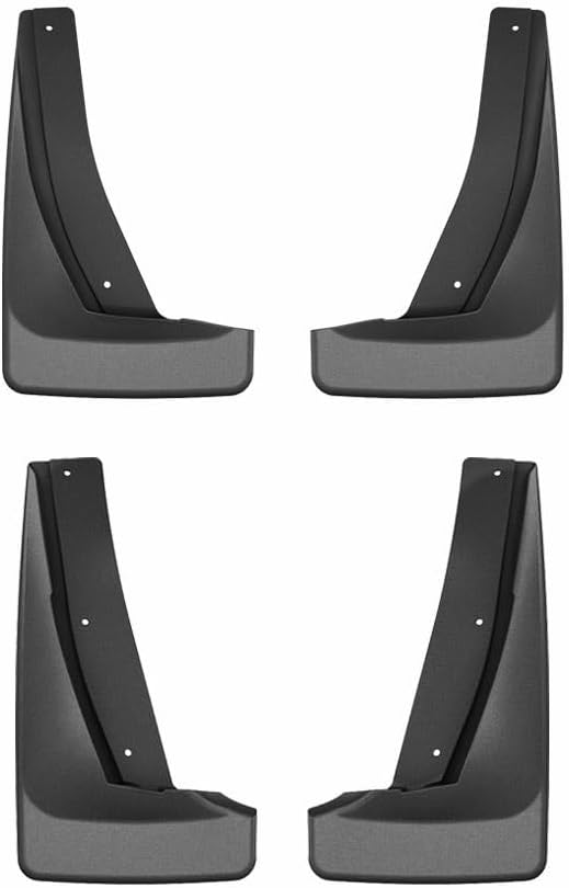 WeatherTech Custom No Drill Splash Guard MudFlaps for Buick Enclave, Front & Rear Set (110193-120206), Black