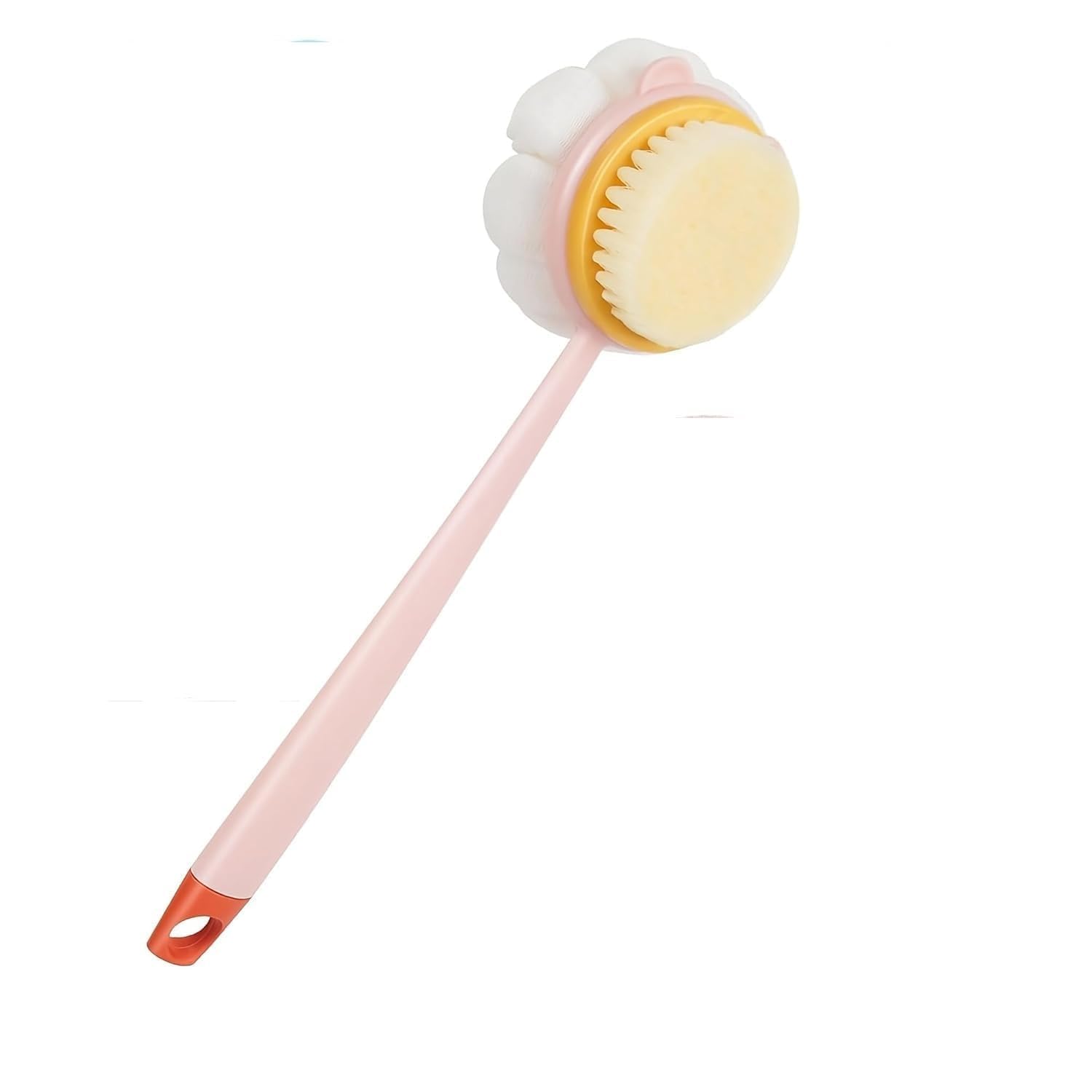 Premium 2-in-1 Silicone Body Brush with Long Handle | Soft Bristles Bath Scrubber & Massage Brush for Back, Legs & Body | Deep Cleansing, Skin Exfoliation, Reduction & Blood Circulation-picture-33