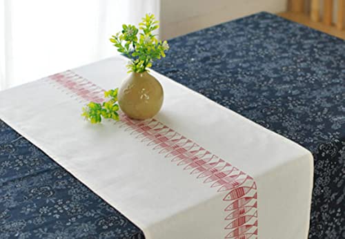 Chemin de table poisson lin coton pour décoration de repas de bord de mer - 3