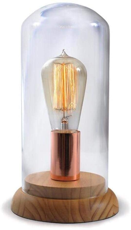 Lampe de table douce en verre pour créer un cocon chaleureux dans votre chambre à coucher