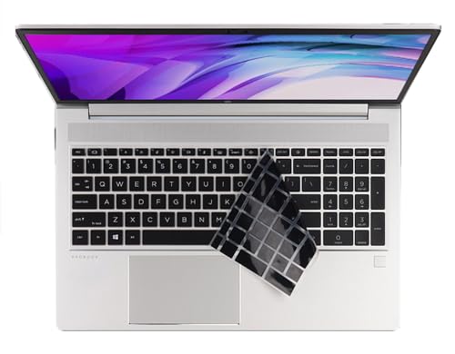 Protector de teclado de silicona compatible para HP ProBook 15.6" miniatura 1