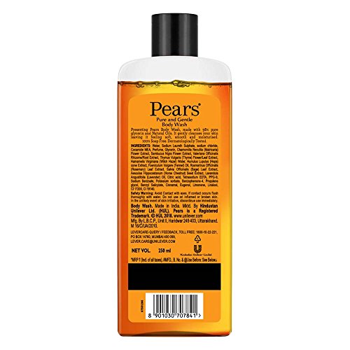 Pears Pure & Gentle Shower Gel 250 ml - Image 3