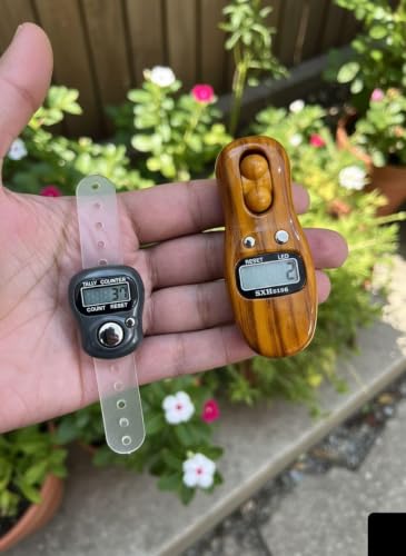 Image of FreshDcart Digital Finger Counter Tally Counter jaap Counter Tasbeeh Misbaha Counter-Different Use Mantra Jap with Mini Hand Tally Counter (Combo Pack of 1)