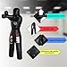 PGS Leather Grappling Dummy for Judo Karate Jiu Jitsu Martial Arts Punching Bag for Wrestling Training MMA BJJ Brazilian-UNFILLED (6FT - 70