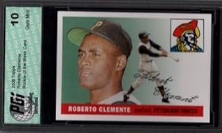 ROBERTO CLEMENTE Topps Rookie of the Week Card PGI 10