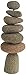 Ancient Graffiti Large 7-Stone Natural River Stone Cairn, 11 inches