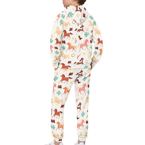 HUIACONG Sweat Suit for Girls Sweat Set for Kids Children Sweatsuits4