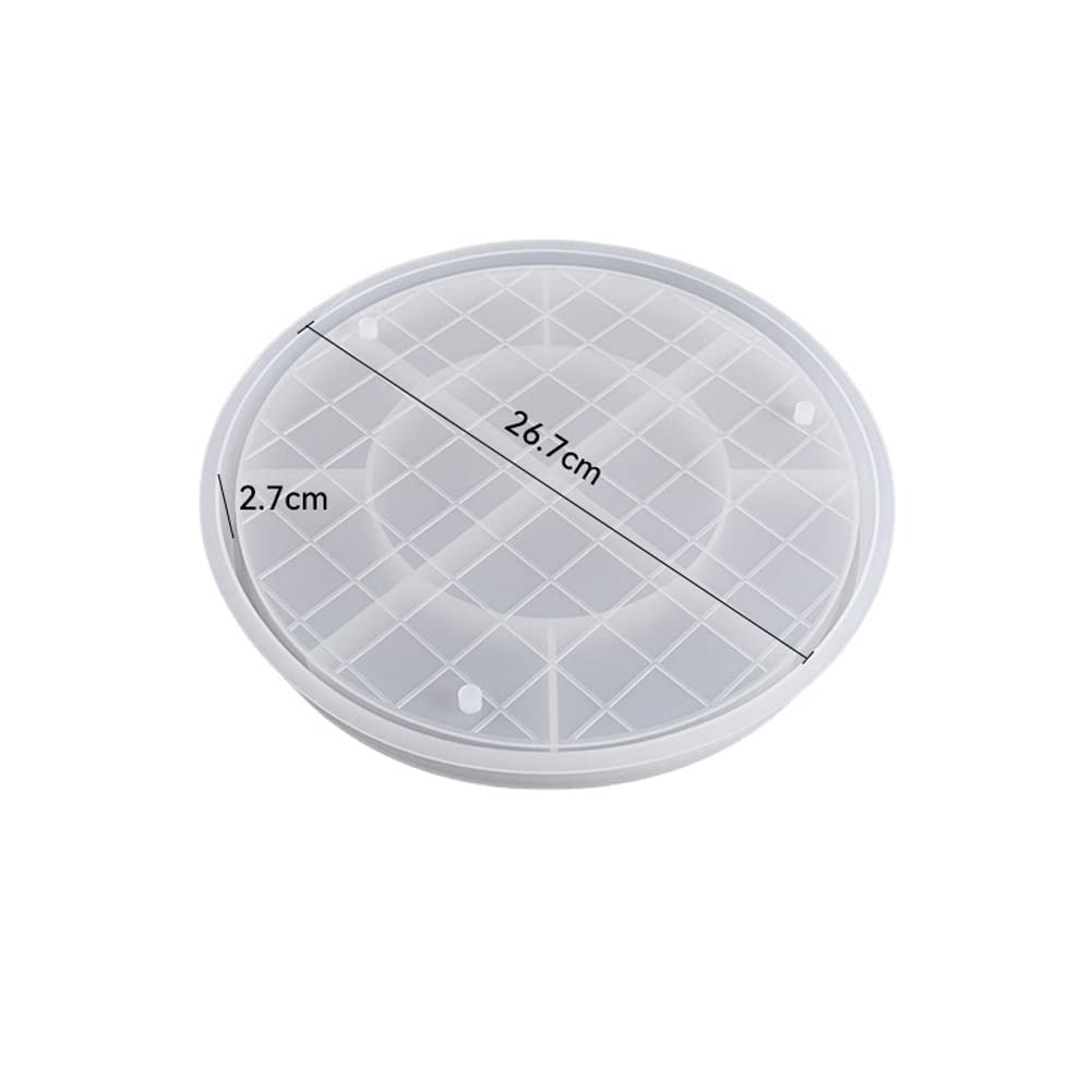URFEDA Stampo in resina epossidica, stampo in silicone, stampo in resina a forma di luna, contenitore in silicone, stampo per colata in resina, vassoio per gioielli fai da te, organizzatore