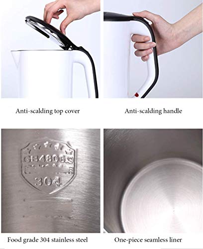 Bouilloire en acier inoxydable de qualité supérieure de 1,7L - 4