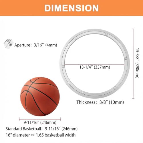Image of TamBee 16 Inch Lazy Susan Hardware Heavy Duty Metal Rotating Hardware Large Turntable Bearing Ring Lazy Susan Bearing Lazy Susan Parts Lazy Susan Mechanism Lazy Susan Kit Lazy Susan Base Only
