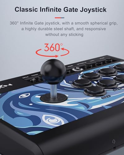 PXN 008 Arcade Fight Stick - Arcade Stick with 360° Circular