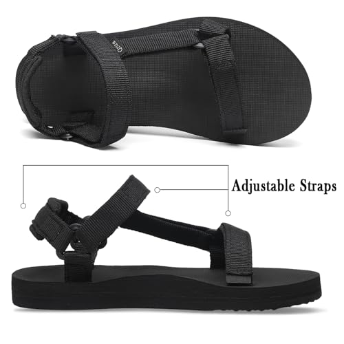 Image of Sport Walking Water Sandals for Women with Arch Support & Adjustable Straps Platform Sandals Women Height Increase