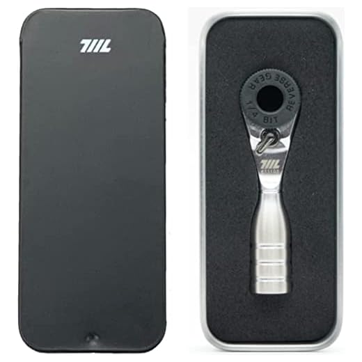 711L Mini Ratchet Wrench - One of the World's Smallest 1/4 Inch Ratchet Wrench For Tight Spaces - Connect to Any Hex Head Extensions to Meet Your Needs