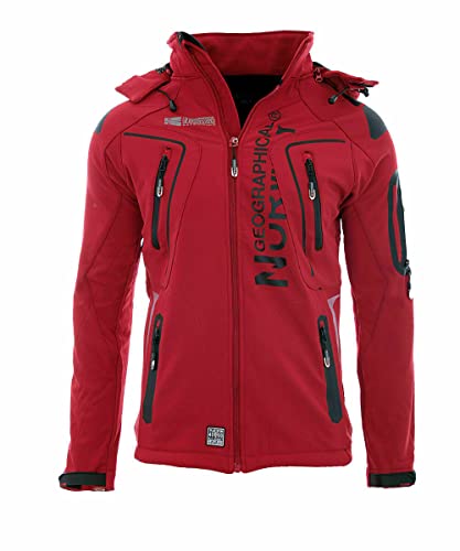 Geographical Norway Giacca Giubbotto Uomo Tangata Men Jacket Men (L, Rosso)