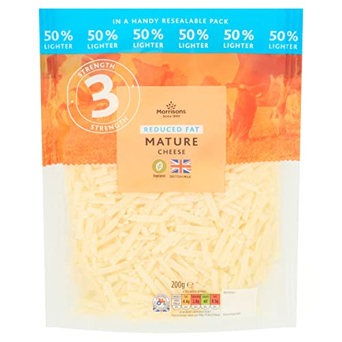 Morrisons 50% Lighter Mature Cheese 200g