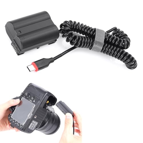 EN-EL15 Dummy Battery AC Power Adapter Continuous Power...