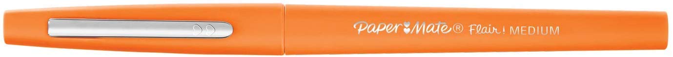 Paper Mate Flair Pen Medium Tip 1.1mm Orange 1 Pen