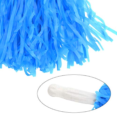image for baotongle 12 pcs Cheerleading Pom Poms Hand Flowers Cheerleader Pompom