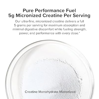 InnoSupps Creatine Monohydrate Powder - Pure Micronized Creatine Powder for Strength, Muscle Growth & Recovery - Doctor-Trusted, No Fillers, Unflavored (50 Servings)