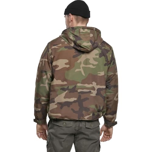 Image of Men's Fleece-Lined Quarter Zip Windbreaker Pullover
